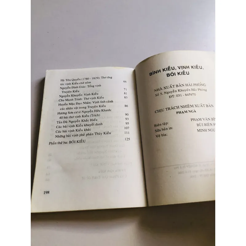 BÌNH KIỀU - VỊNH KIỀU BÓI KIỀU  720921