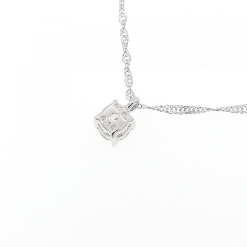 K18WG Solitaire Dây chuyền kim cương 0.15CT - Hàng hiệu Chính hãng 858280