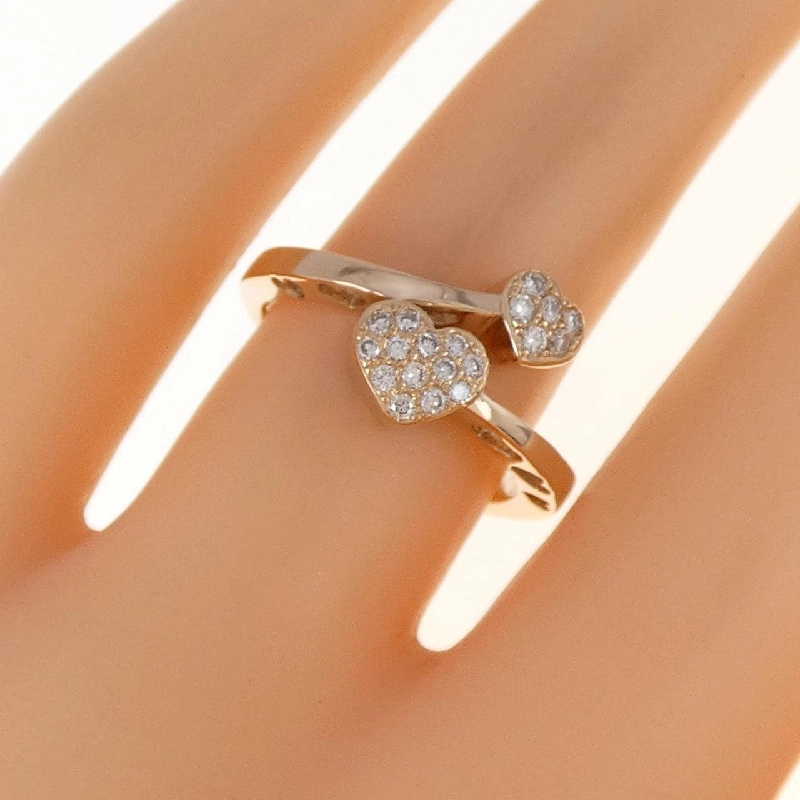 Nhẫn kim cương hình trái tim K18PG 0.17CT 671233