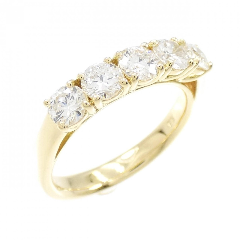 Nhẫn kim cương K18YG 1.055CT G-H SI VG-GOOD - Hàng hiệu Authentic 871478