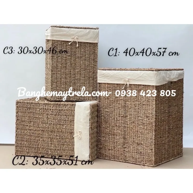 Giỏ mây tre đan để đồ 683166