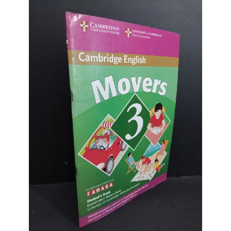 Cambridge young learners English test Cambridge Movers 3 mới 80% bẩn bìa, ố nhẹ 2019 HCM2811 Cambridge HỌC NGOẠI NGỮ Oreka Blogmeo 369100