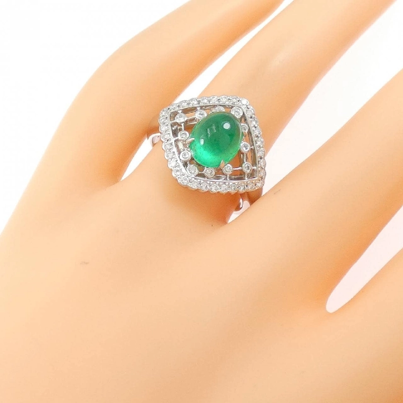 Nhẫn Emerald PT900 2.65CT - Hàng hiệu Chính hãng 847902