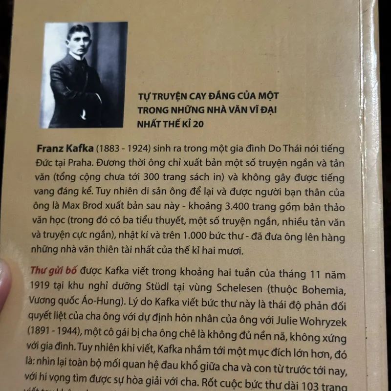 Thư gửi bố - Franz Kafka 702984