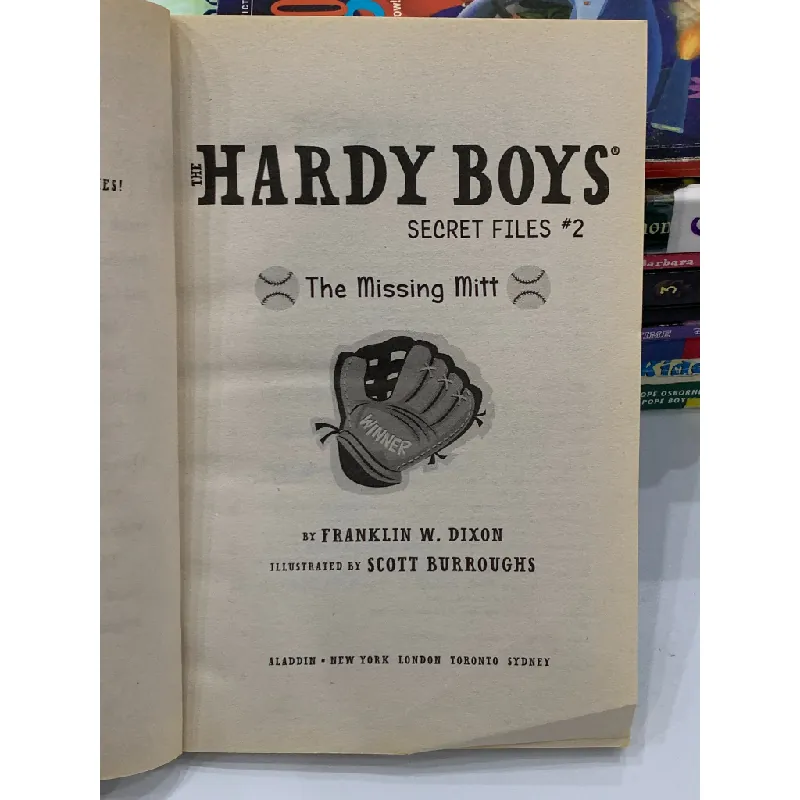 The Hardy Boys: The Missing Mitt – Franklin W. Dixon 559594