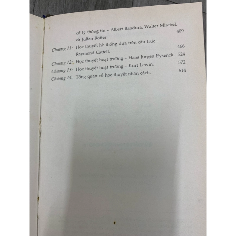 Các học thuyết về nhân cách. 999 475991