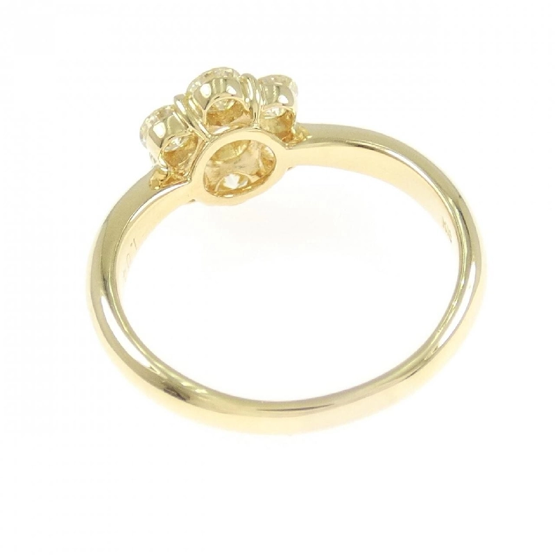 Nhẫn kim cương hoa K18YG 1.04CT - Hàng hiệu Authentic 850090