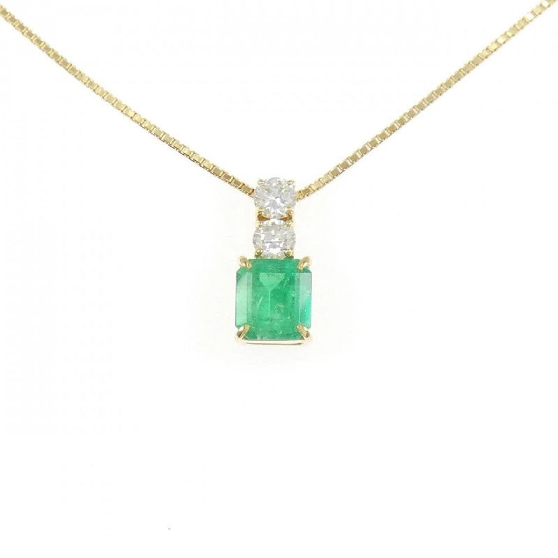 K18YG Emerald Necklace 2.692CT - Hàng hiệu Authentic 863176