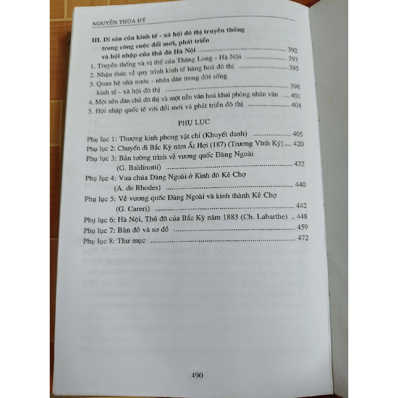 Kinh tế xã hội đô thị Thăng Long Hà Nội L6 - 2010 - 490 trang LỊCH SỬ - CHÍNH TRỊ - TRIẾT HỌC ANTQ2012-171 737595