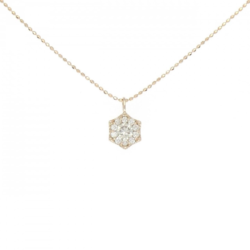 K18PG/750PG Dây chuyền kim cương 0.31CT - Hàng hiệu Authentic 862563