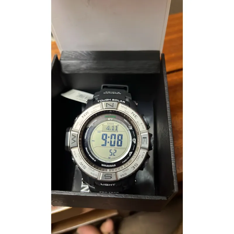 Đồng hồ thể thao Casio Pro Trek PRG-350Y-1DR kim loại dây cao su 1010601