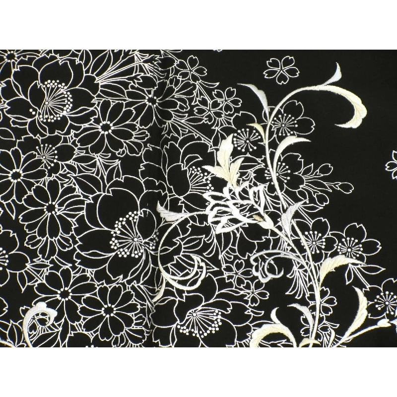 Áo kimono thăm viếng có thêu bạc - Hàng hiệu Authentic 877784