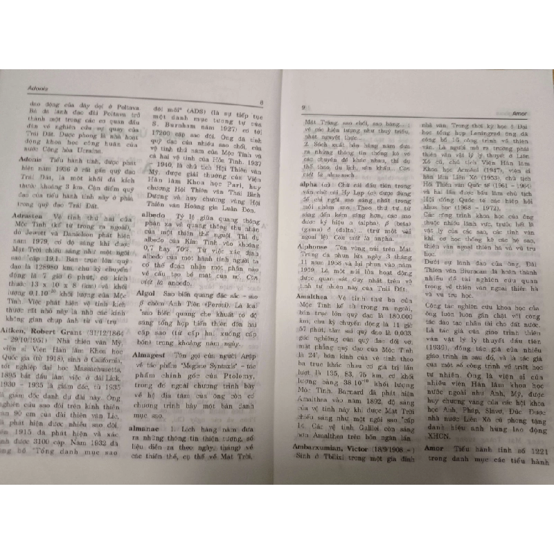 Từ điển bách khoa thiên văn học - 1999 - 430 trang Từ điển ANTQ2702 930474