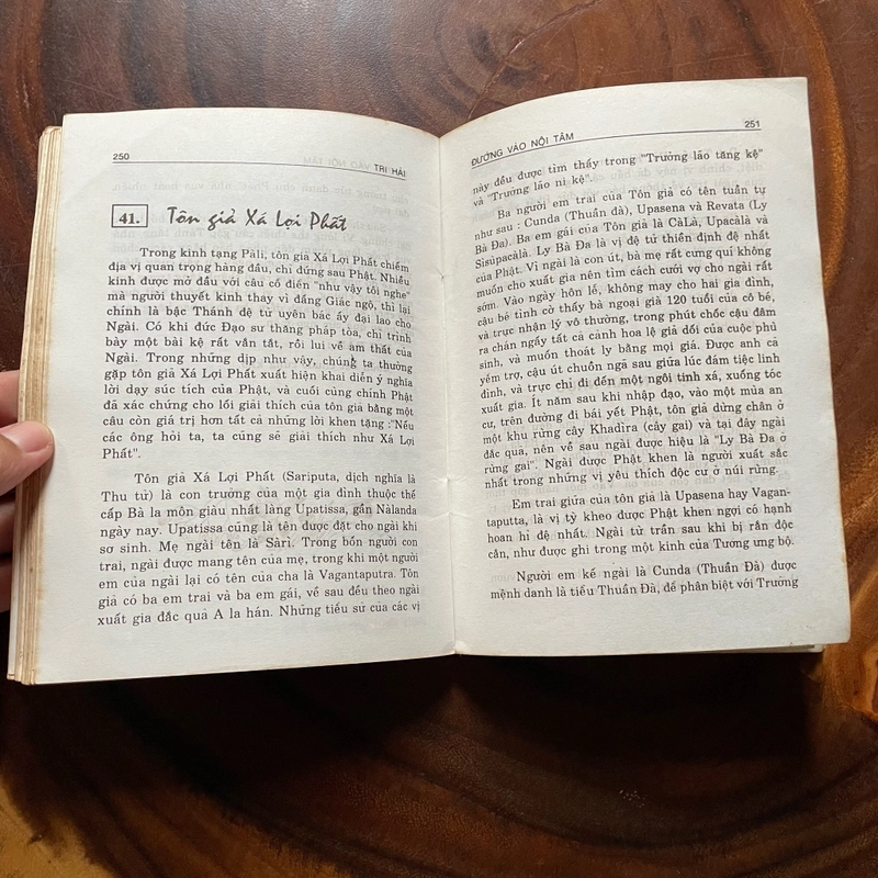 II Tựa sách: Đường Vào Nội Tâm (Thầy Giáo Đạo) - Thích Nữ Trí Hải - PL. 2537 - 1993 445257
