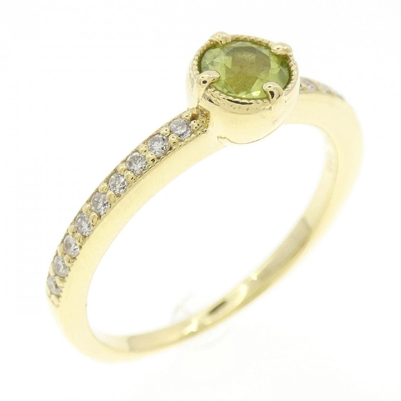 Nhẫn Peridot K18YG 0.42CT 670606