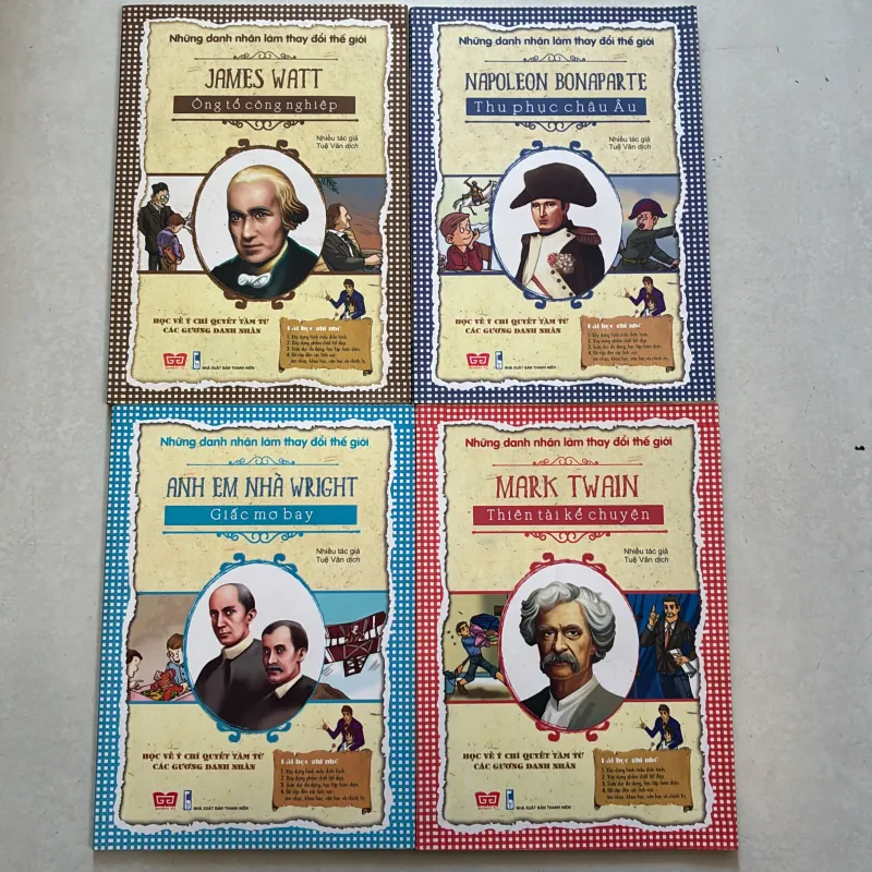 Combo 4 cuốn Những danh nhân làm thay đổi thế giới 925675