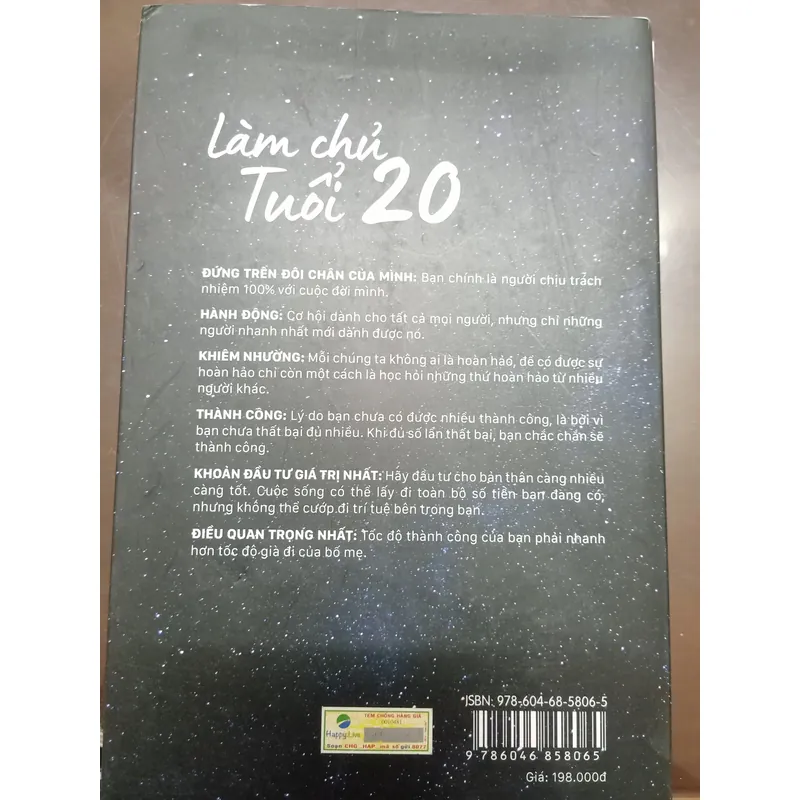 Làm chủ tuổi 20 - Dương Duy Bách - Sách cũ 640313