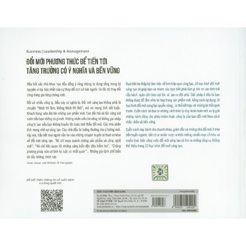 10 Loại Hình Đổi Mới Sáng Tạo - Larry Keeley, Ryan Pikkel, Brian Quinn, Helen Walters 67452