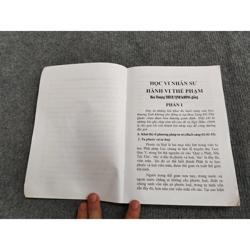 HỌC VI NHÂN SƯ HÀNH VI THẾ PHẠM 494892