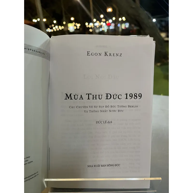 MÙA THU ĐỨC 89 - EGON KRENZ 723394