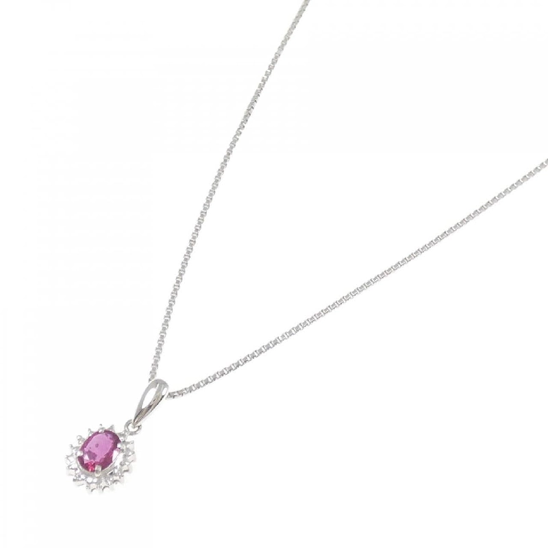 Dây chuyền ruby PT900/PT850 0.41CT - Hàng hiệu chính hãng 856640