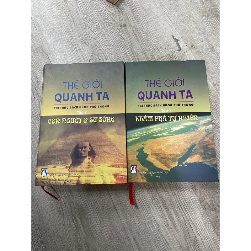 Thế Giới Quanh Ta Tri Thức Bách Khoa Phổ Thông - Combo 2 Tập - NXb Giáo Dục - Bìa Cứng .61 315884