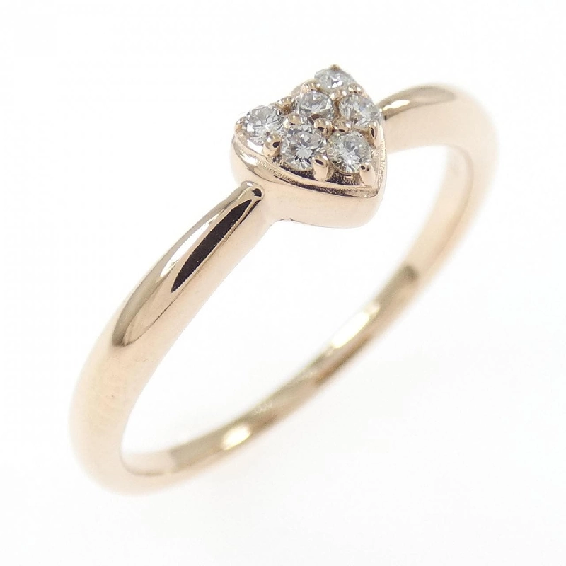 Nhẫn kim cương hình trái tim K18PG 0.07CT - Hàng hiệu chính hãng 850655