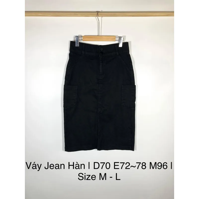Chân Váy Hàn Màu Đen Size M _ L 746981
