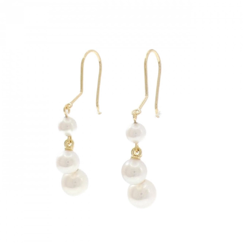 K18YG Bông tai ngọc trai Akoya - Hàng hiệu Authentic 868162