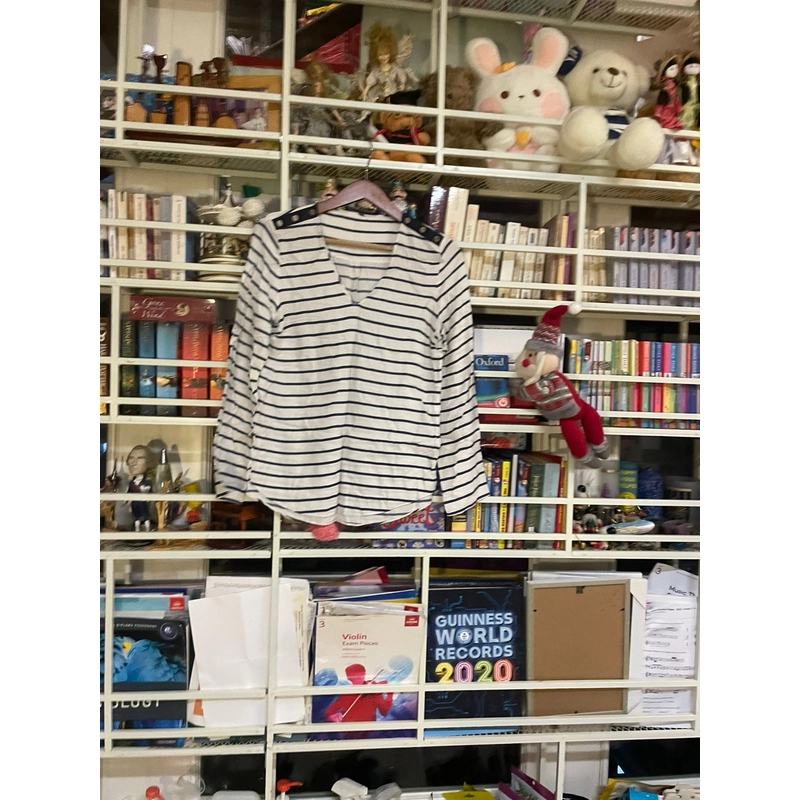 Áo tay dài có sọc, Size M 528197