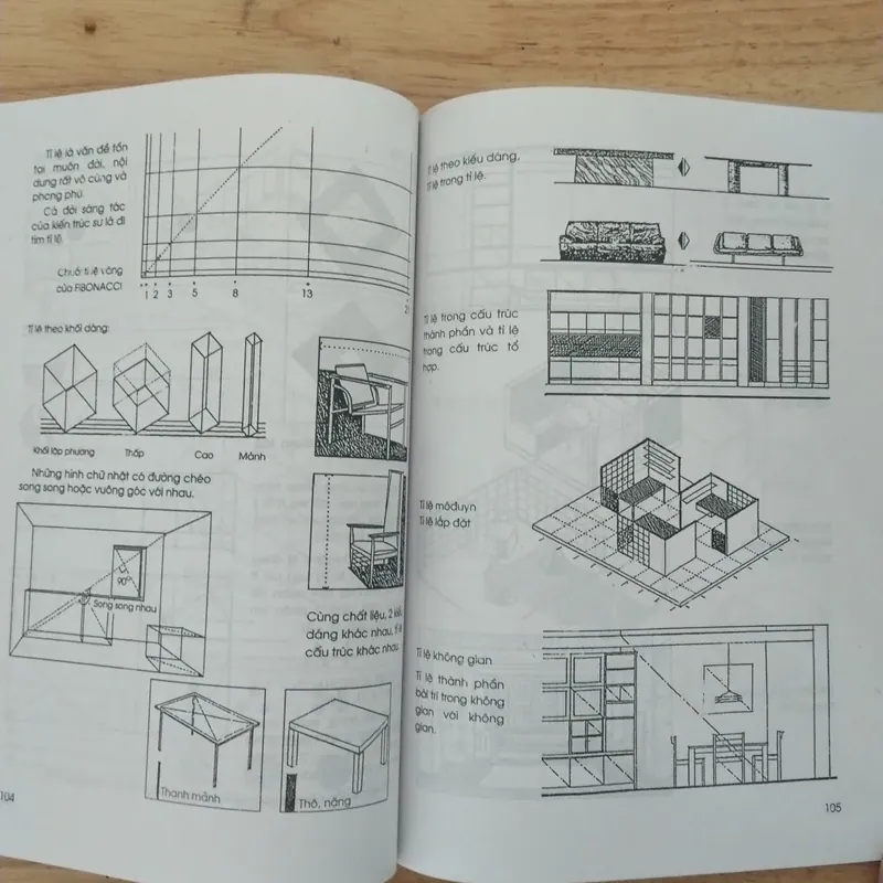 Bộ 2 cuốn: Cơ sở tạo hình kiến trúc và Hình học kiến trúc 603649