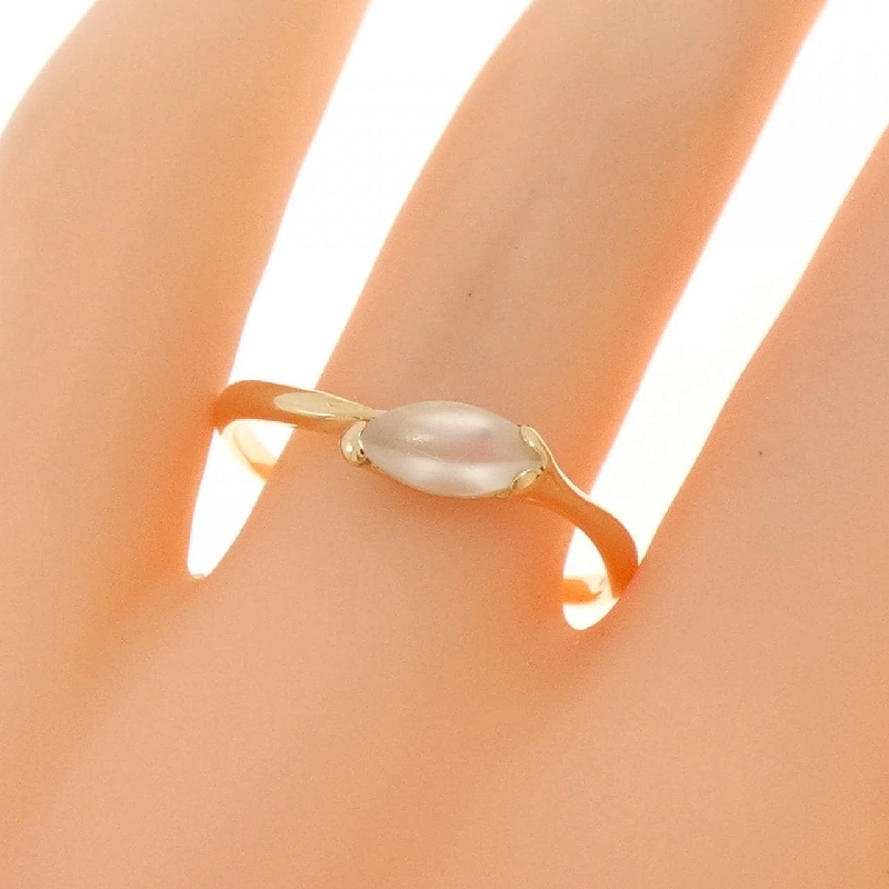 K18YG Nhẫn Đá Mặt Trăng - Hàng hiệu Chính hãng 847031