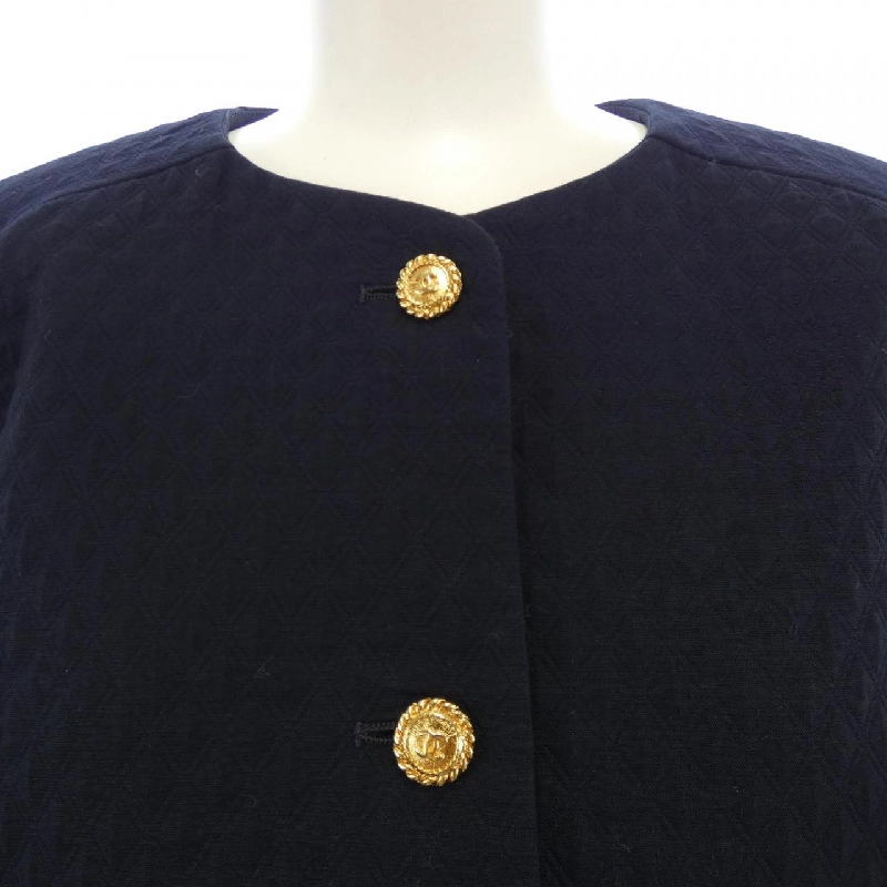 【Mã giảm giá】【Cổ điển】Áo khoác không cổ CHANEL 642189