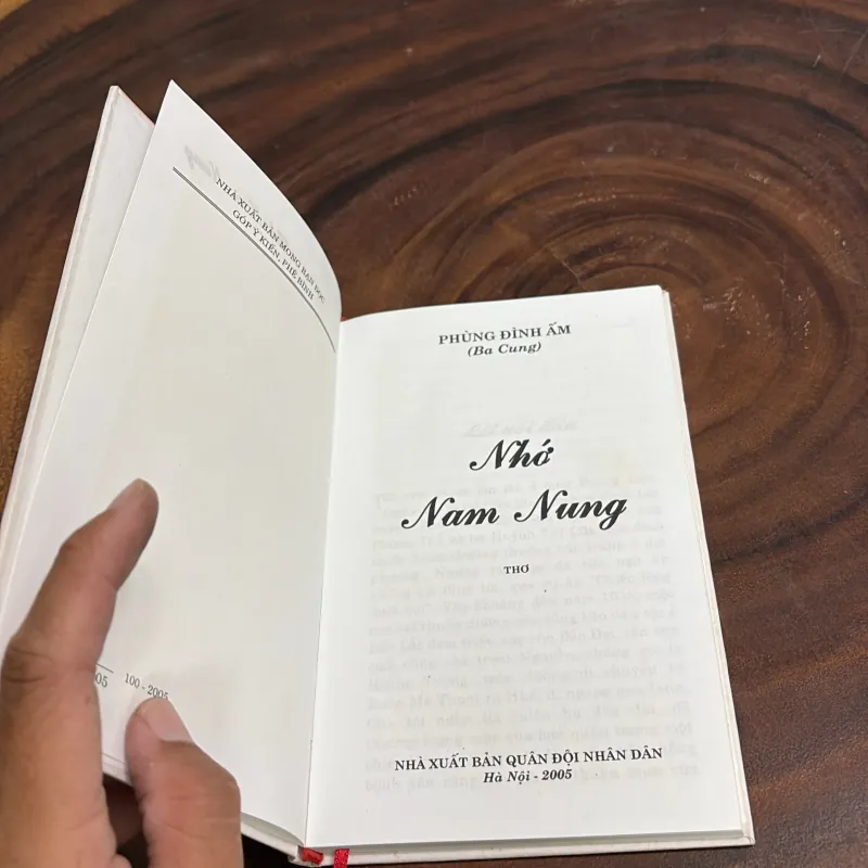 II Thơ: Nhớ Nam Nung - Phùng Đình Ấm (Ba Cung) - 2005 1000933