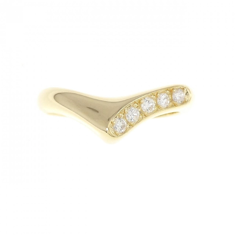 Nhẫn kim cương K18YG 0.10CT 673610