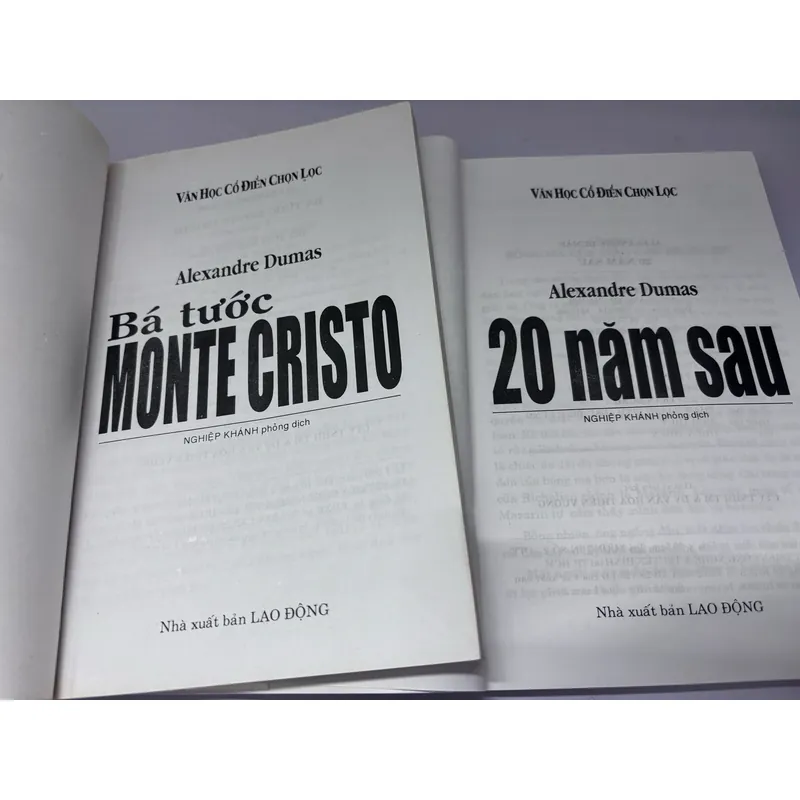 Combo 2c Bá tước Monte Cristo và Hai mươi năm sau 1057842