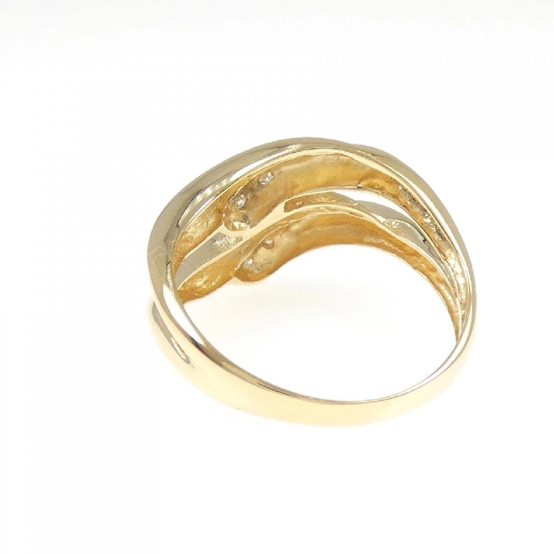 Nhẫn kim cương K18YG 668808