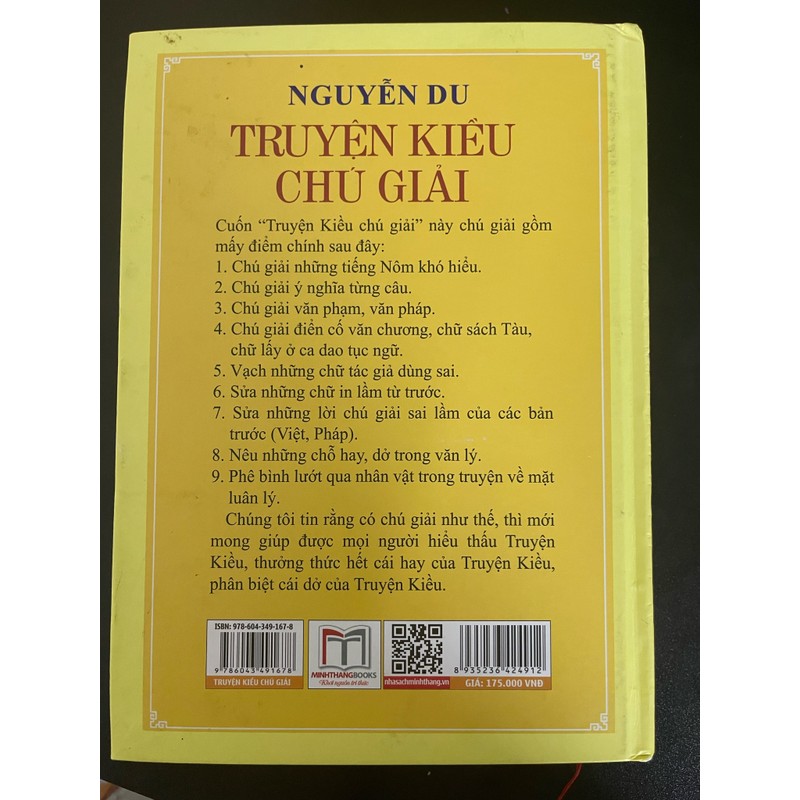 TRUYỆN KIỀU CHÚ GIẢI - mới 85% 78838