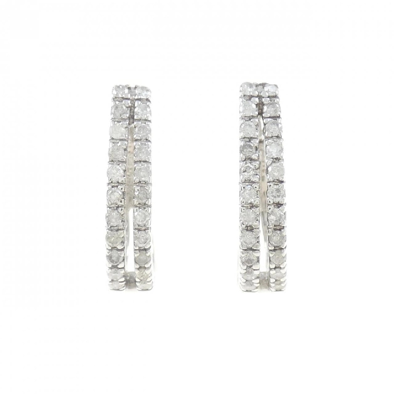 K18WG Bông tai kim cương 0.50CT - Hàng hiệu Chính hãng 871737