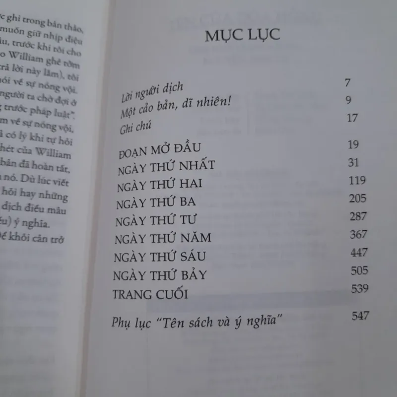 Tg. UMBERTO ECO - TÊN CỦA ĐÓA HỒNG.  933462