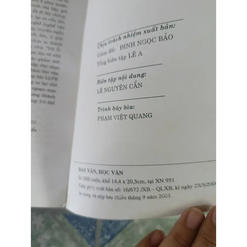 Dạy văn, học văn - Đặng Hiển 795291