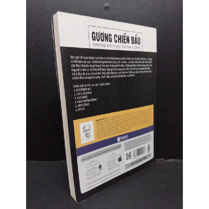 Gương chiến đấu mới 80% ố bẩn nhẹ 2018 HCM1008 Nguyễn Hiến Lê DANH NHÂN 504012