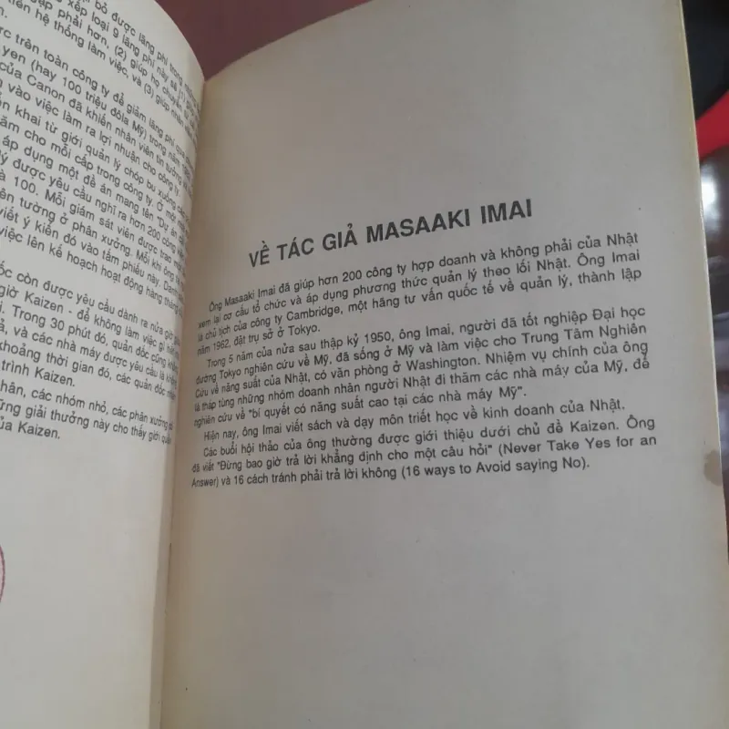 Masaaki Imai - KAIZEN, Chìa khóa thành công về quản lý của Nhật bản 785381