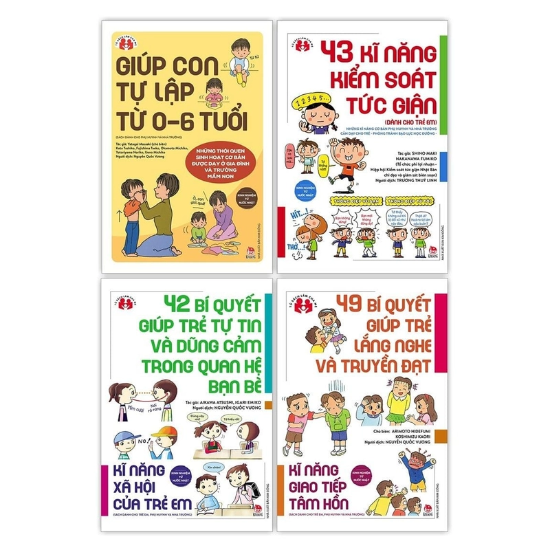 Sách - Kinh nghiệm nuôi dạy con từ nước Nhật (4 cuốn) 534251