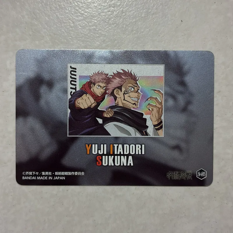 Card JJK - Thẻ bài metal JUJUTSU KAISEN nhân phẩm 2-24 760131