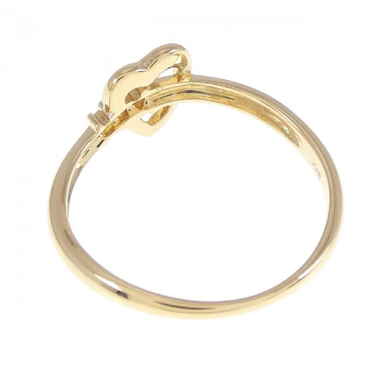 Nhẫn kim cương hình trái tim K18YG 673454