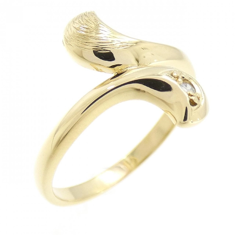 Nhẫn kim cương K18YG 672529