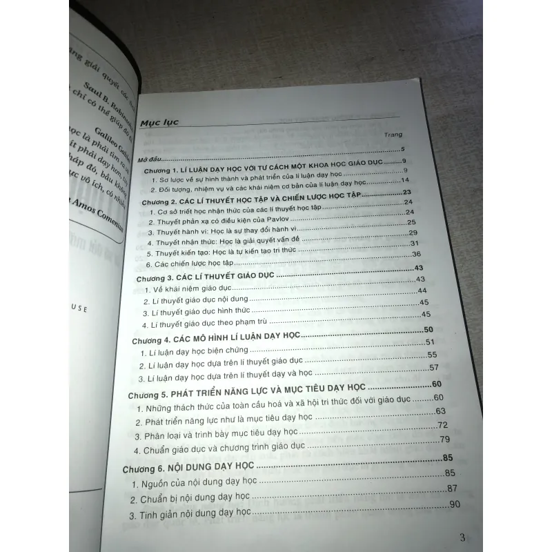 Lí luận dạy học hiện đại - Cơ sở đổi mới mục tiêu, nội dung và phương pháp dạy học  779582