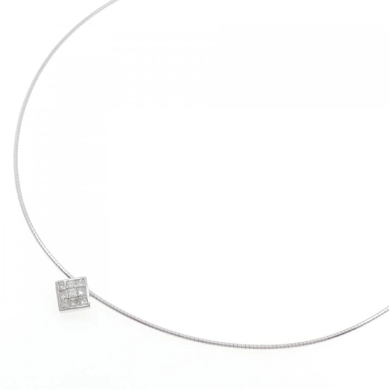 Dây chuyền kim cương Pave PT900/K18WG 0.50CT - Hàng hiệu Chính hãng 857687