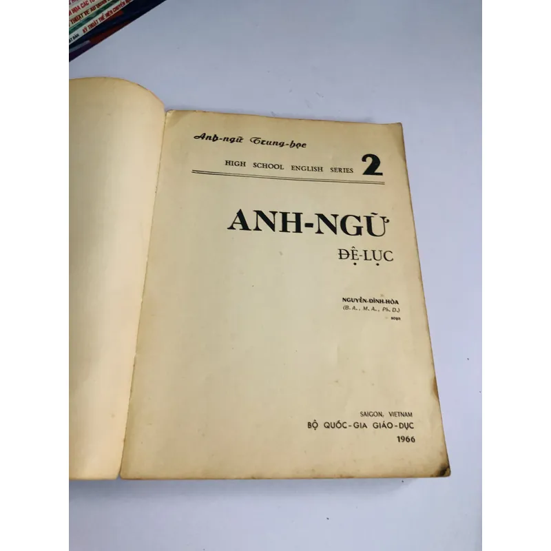 1. 📘 ANH - NGỮ ĐỆ LỤC 2 ✍️ Tác giả: Nguyễn Đình Hòa 1966 604241